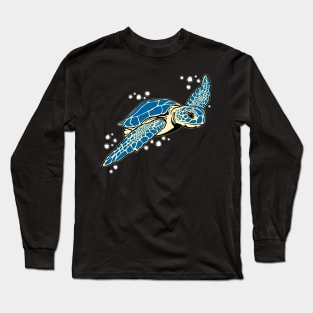 Light Yellow Sea Turtle Long Sleeve T-Shirt